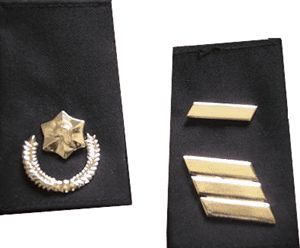 דרגות כבאים ממתכת (יצוג - א')