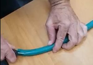 חשיפת כבל חשמלי בידוד כפול